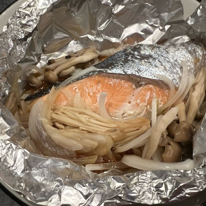 野菜たっぷり しゃけのホイル焼き